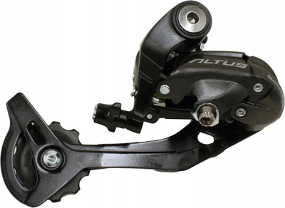 Kambio e pasme Shimano Altus RD M370, 9 shpejtësi, krah i gjatë SGS, e zezë