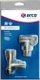 Valvul e drejtë radiatorësh ARCO TEIDE PLUS, lidhje 1/2" x 1/2", krom