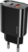 Karikues Usams T35 (US-CC121), 1xUSB-C + 1xUSB, 20W, PD3.0 + QC3.0, i zi