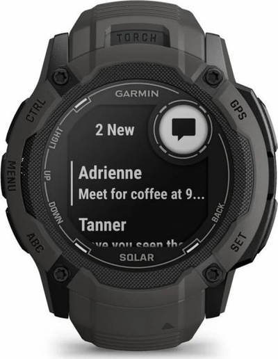 Smartwatch Garmin Sports, GPS, monitorim aktiviteti, i zi