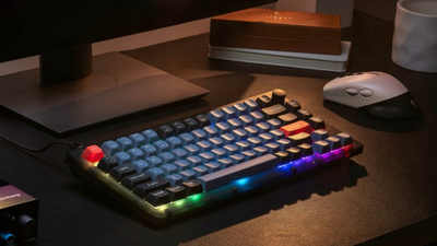 Tastierë Keychron V1 Max Gateron Banana Switch Belaidė, e zezë