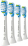 Глави за четка за заби Philips Sonicare Premium Plaque Defense HX9044/87, сет 4 парчиња, бели