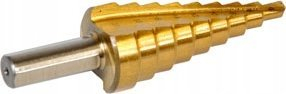 Бург чекорен GEKO, 4-20mm, челик HSS со титан