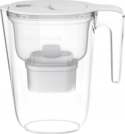 Karakafkë uji me filtër Philips AWP2933WHT, 6x Micro X-FilterClean, e bardhë