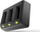 Karikues baterish për kamera Newell AHDBT-901, 3 porta, USB, i zi
