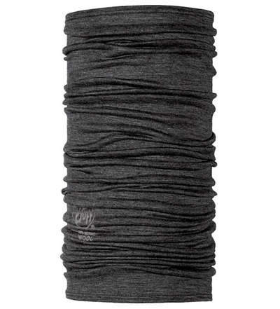 Shall multifunksional Buff Wool, i lehtë, lesh, gri e errët