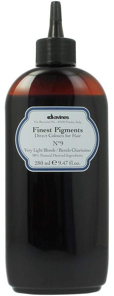 Ngjyrë flokësh Davines Finest Pigments Nr. 9 Very Light Blonde, 280 ml, blond shumë i çelët
