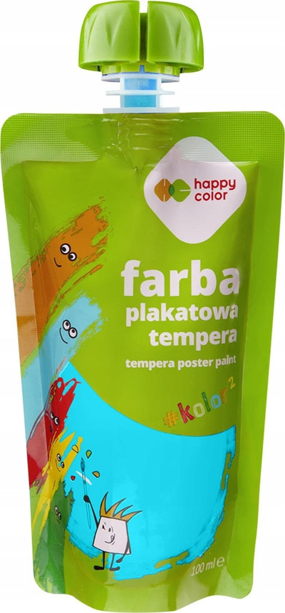 Ngjyrë tempera Happy Color Poster Paint, 100 ml, turquoise