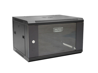 Кабинет мрежен DIGITUS DN W19 06U 450 B, 6U, 600x450mm, црн