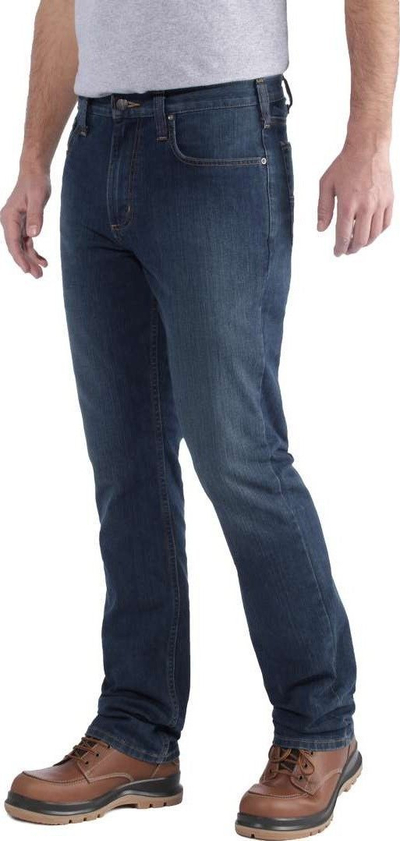 Xhinse Carhartt Rugged Flex Tapered, për meshkuj, W32 L34, blu e errët