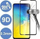 Xham mbrojtës Premium 9D për Samsung Galaxy F62 M62, full glue, i zi