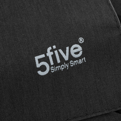 Karrocë pazarit 5five Simply Smart me rrota, me çantë të zezë