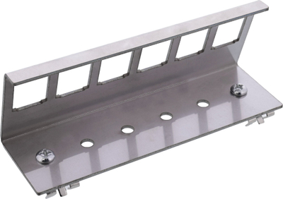 Mbajtëse Keystone InLine SNAP in, 6 porta, metal, për shinë DIN