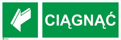 Tabliczka awaryjna Ciagnac (36E/G/FS)