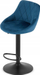 Karrige bari Furniture Moskała Roma, lartësi e rregullushme, velur, e verdhë black