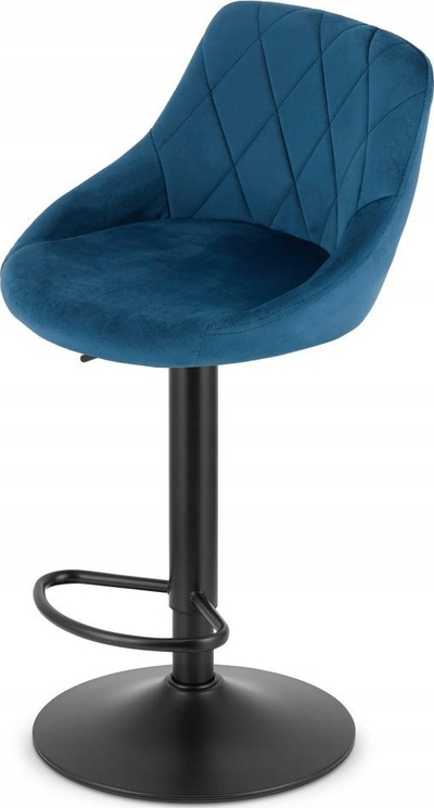 Karrige bari Furniture Moskała Roma, lartësi e rregullushme, velur, e verdhë black