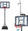 Kosh basketbolli NILS ZDKA21, lartësi e rregullueshme 2.9 3.67 m, bazë 75 L me rrota, shumëngjyrësh