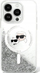 Kapak telefoni Karl Lagerfeld Liquid Glitter Karl and Choupette, MagSafe, për iPhone 15 Pro, transparent