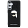 Kapak telefoni Karl Lagerfeld KLHCS25SPGKLKIPK për Samsung S25, PU, monogram K. Head, i zi