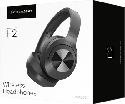 Kufje wireless On Ear Kruger&amp;Matz KM0672 B, 40mm, 20Hz 20kHz, të zeza