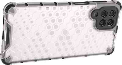 Mbrojtëse telefoni Hurtel Honeycomb për Samsung Galaxy M53 5G, kornizë xheli, transparente