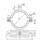 Kllapë montimi NICZUK DUO UPGD 120BK, diametër 116-124 mm, me shtresë EPDM, e zezë