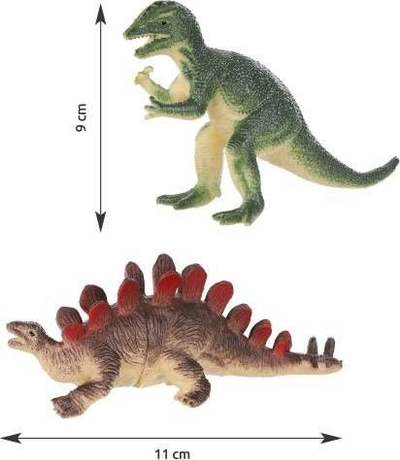 Set figura dinosaurusësh Dinosaurs, 9–11 cm, shumëngjyrësh