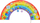 Lodër muri druri Viga Rainbow, bord senzorial, 12 aktivitete, shumëngjyrëshe