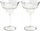 Set gotash margarita Koziol Club No.16, 2 copa, plastike, transparente