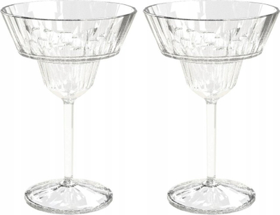 Set gotash margarita Koziol Club No.16, 2 copa, plastike, transparente