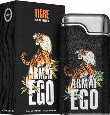Parfum Armaf Ego Tigre për meshkuj, Eau de Parfum, 100ml, i zi