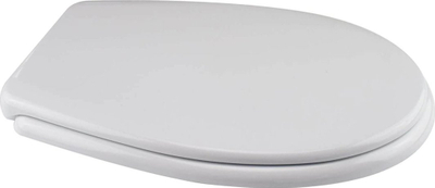 Kapak WC Sourcing Sebino 2FSE005902, formë ovale universale, termoset, i bardhë