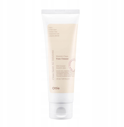 Shkum pastrimi për fytyr Ottie Blemish Clean Form, për lëkur me papastërti, 150ml