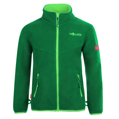Детска јакна Trollkids Oppdal Jacket XT Jr, полар, со патент