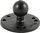 Bazë montimi RAM Round Drill-Down, me top B-Size 1\", pllakë 2.5\", e zezë