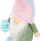 Figurinë zbukuruese Saska Gnome Bunny, 27 cm, për Pashkë, shumëngjyrëshe