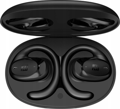 Kufje sportive Mee Audio AirHooks Pro, pa fishkë true wireless, open ear, të zeza