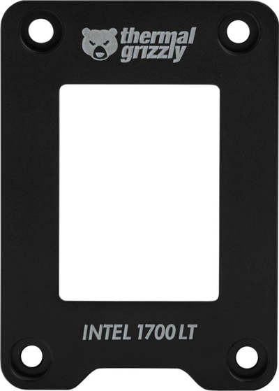 Kornizë kontakti CPU Thermal Grizzly Intel 1700 LT, për LGA 1700, plastike e lehtë, e zezë