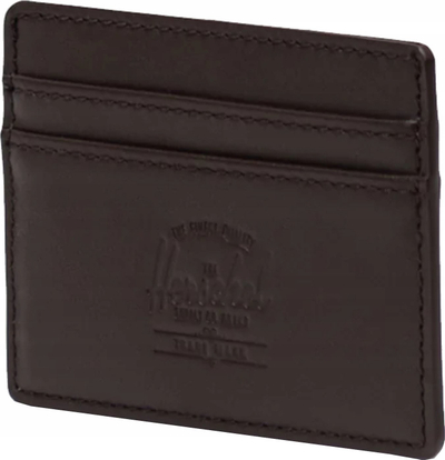 Portofol Herschel Charlie Leather 11146 04123, RFID, lëkurë, kafe