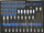 Set çelësash e bitash Torx GEKO 102 copa, 1/4" dhe 1/2"