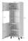 Vitrinë Pafos Display Cabinet, 60x40x182 cm, 5 rafte, e bardhë matt
