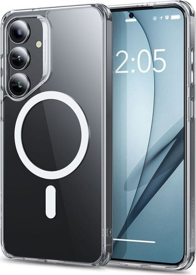 Mbrojtëse telefoni ESR Classic Hybrid HaloLock për Samsung S25 Plus, MagSafe, transparente
