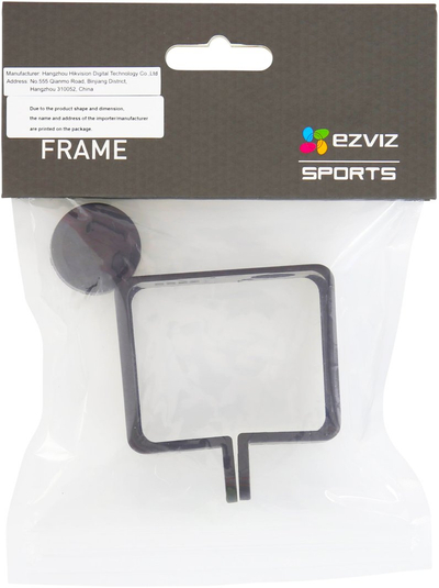 Kornizë mbajtëse për kamera sportive Ezviz SMT Frame, plastike, e zezë
