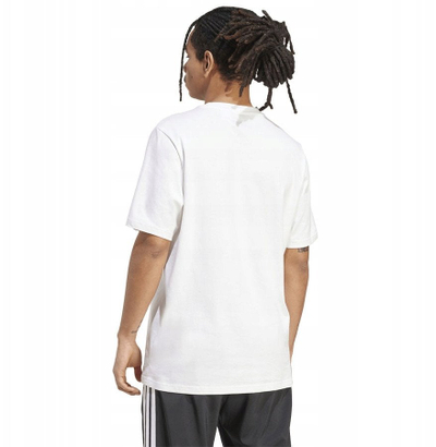 Bluzë Adidas Real Madrid 24/25 Seasonal Graphic Tee M, pambuk, e bardhë