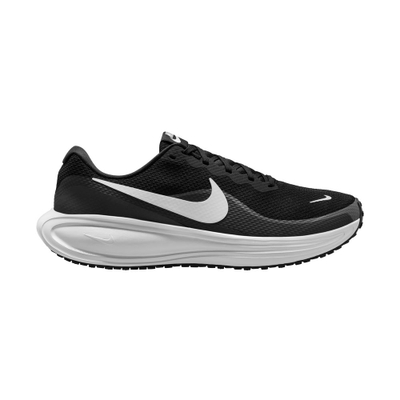 Atlete vrapimi Nike Revolution 8 për meshkuj, tekstil i ajrosshëm, amortizim shkumë, të zeza