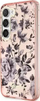 Kapak telefoni Guess GUHCS23SHCFWSP, Samsung Galaxy S23, hardcase Flower Collection, rozë me lule