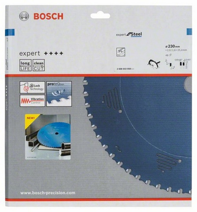 Teh sharrë Bosch Expert Metal Steel 2608644509, 230mm, 48 dhëmbë, diametër boshti 25.4mm