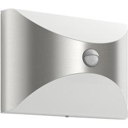Dritë murale e jashtme Philips Herb 172994716, LED 6W, sensor lëvizjeje, çelik inox