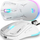 Maus gaming wireless Onikuma CW917, Bluetooth, RGB, i bardhë