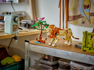 Set konstruktiv LEGO Creator 3 in 1 Wild Animals From Safari 31150, lodra për fëmijë, shumëngjyrësh